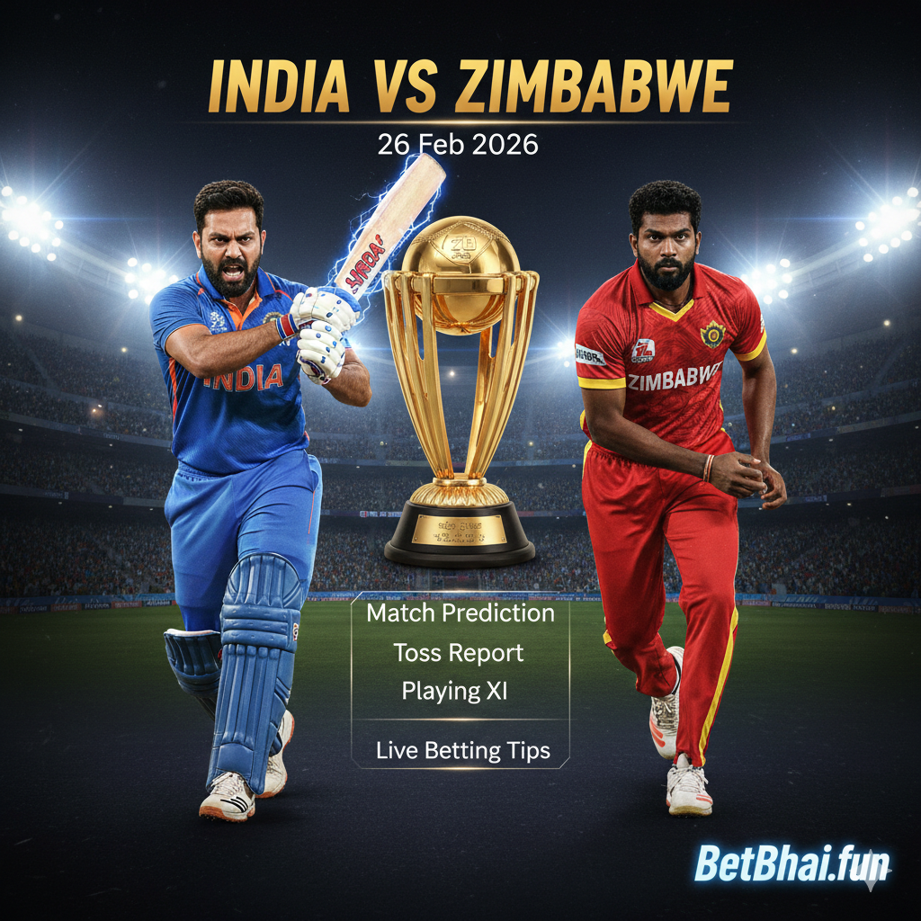 India vs Zimbabwe 2026 match prediction