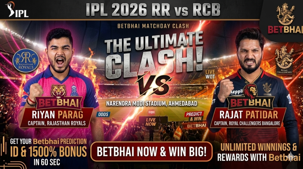 RR vs RCB betting Betbhai9 – Get Betbhai9 Instant ID & 100% Bonus Bet Now
